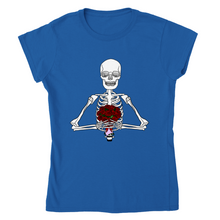 Load image into Gallery viewer, EUROPE The Haven: Skeleton Flowers - Classic Womens Crewneck T-shirt
