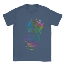 Load image into Gallery viewer, EUROPE The Haven: Flower Skull - Classic Unisex Crewneck T-shirt
