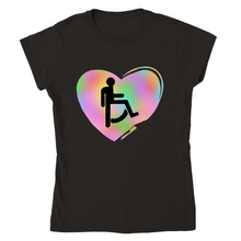 Load image into Gallery viewer, EUROPE The Haven: Disability Pride - Classic Womens Crewneck T-shirt
