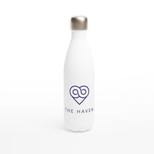 Load image into Gallery viewer, White 17oz Stainless Steel Water Bottle [Goose Couture]
