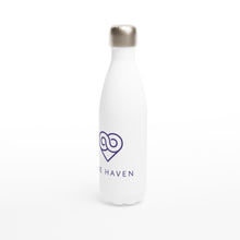 Load image into Gallery viewer, White 17oz Stainless Steel Water Bottle [Goose Couture]
