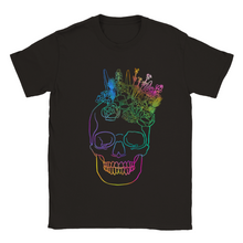 Load image into Gallery viewer, EUROPE The Haven: Flower Skull - Classic Unisex Crewneck T-shirt
