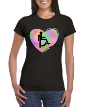 Load image into Gallery viewer, EUROPE The Haven: Disability Pride - Classic Womens Crewneck T-shirt
