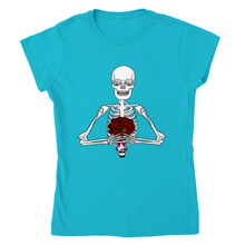 Load image into Gallery viewer, EUROPE The Haven: Skeleton Flowers - Classic Womens Crewneck T-shirt
