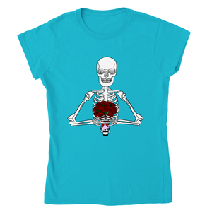 EUROPE The Haven: Skeleton Flowers - Classic Womens Crewneck T-shirt