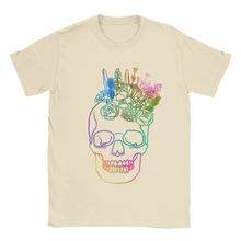 Load image into Gallery viewer, EUROPE The Haven: Flower Skull - Classic Unisex Crewneck T-shirt
