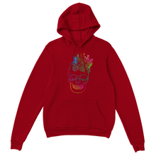 Load image into Gallery viewer, EUROPE The Haven: Flower Skull - Classic Unisex Pullover Hoodie
