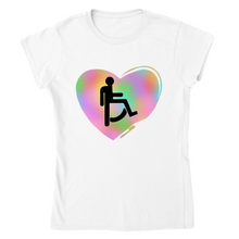 Load image into Gallery viewer, EUROPE The Haven: Disability Pride - Classic Womens Crewneck T-shirt
