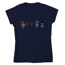 Load image into Gallery viewer, EUROPE The Haven: LGBTQA+ Flowers - Classic Womens Crewneck T-shirt
