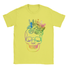 Load image into Gallery viewer, EUROPE The Haven: Flower Skull - Classic Unisex Crewneck T-shirt
