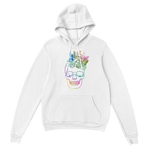 EUROPE The Haven: Flower Skull - Classic Unisex Pullover Hoodie