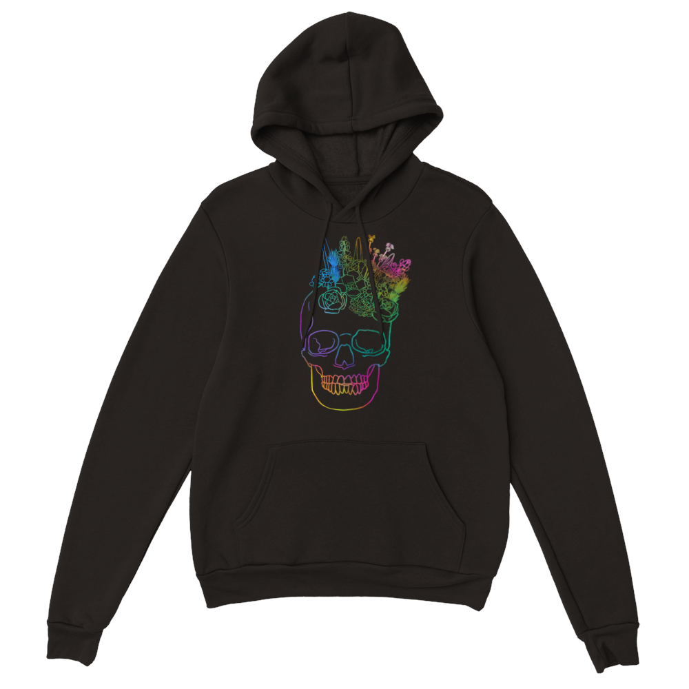 EUROPE The Haven: Flower Skull - Classic Unisex Pullover Hoodie