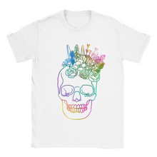 Load image into Gallery viewer, EUROPE The Haven: Flower Skull - Classic Unisex Crewneck T-shirt
