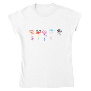 EUROPE The Haven: LGBTQA+ Flowers - Classic Womens Crewneck T-shirt