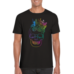 EUROPE The Haven: Flower Skull - Classic Unisex Crewneck T-shirt