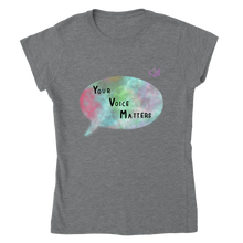 Load image into Gallery viewer, EUROPE The Haven: Your Voice Matters - Bohemian-Melodies Collection - Classic Womens Crewneck T-shirt
