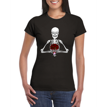 Load image into Gallery viewer, EUROPE The Haven: Skeleton Flowers - Classic Womens Crewneck T-shirt
