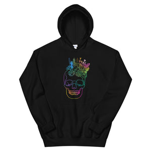 US The Haven: Flower Skull - Unisex Hoodie