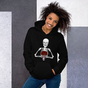 US The Haven: Skeleton Flowers - Unisex Hoodie