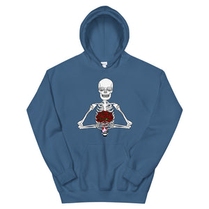 US The Haven: Skeleton Flowers - Unisex Hoodie