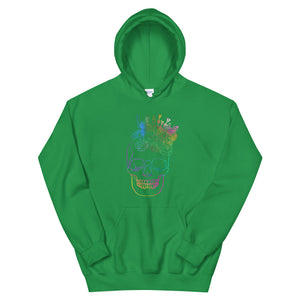 US The Haven: Flower Skull - Unisex Hoodie