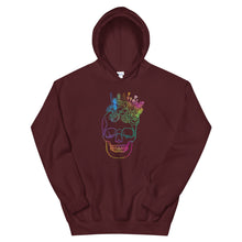 Load image into Gallery viewer, US The Haven: Flower Skull - Unisex Hoodie
