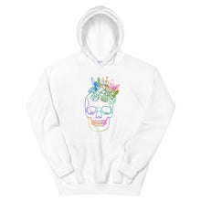 Load image into Gallery viewer, US The Haven: Flower Skull - Unisex Hoodie
