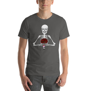 US The Haven: Skeleton Flowers - Short-Sleeve Unisex T-Shirt