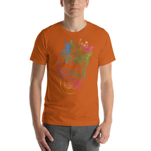 US The Haven: Flower Skull - Short-Sleeve Unisex T-Shirt