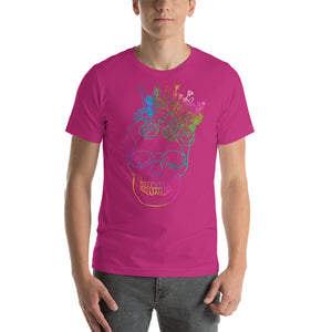 US The Haven: Flower Skull - Short-Sleeve Unisex T-Shirt