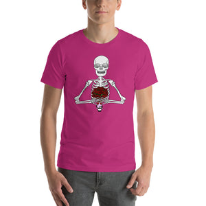 US The Haven: Skeleton Flowers - Short-Sleeve Unisex T-Shirt