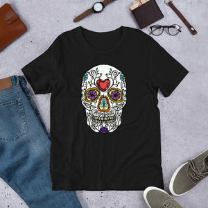 US The Haven: Sugar Skull - Short-Sleeve Unisex T-Shirt