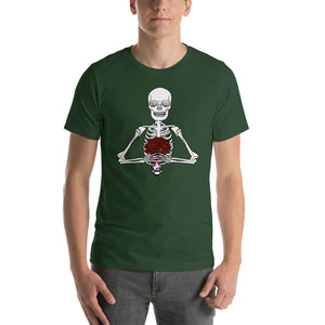 US The Haven: Skeleton Flowers - Short-Sleeve Unisex T-Shirt