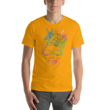 Load image into Gallery viewer, US The Haven: Flower Skull - Short-Sleeve Unisex T-Shirt
