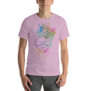 US The Haven: Flower Skull - Short-Sleeve Unisex T-Shirt