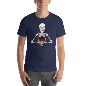 US The Haven: Skeleton Flowers - Short-Sleeve Unisex T-Shirt