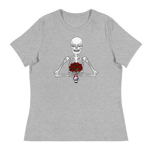 US The Haven: Skeleton Flowers - Women's Relaxed T-Shirt