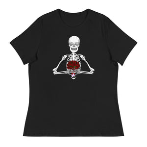 US The Haven: Skeleton Flowers - Women's Relaxed T-Shirt