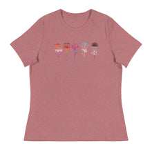 Load image into Gallery viewer, US The Haven: LGBTQA+ Flowers - Women&#39;s Relaxed T-Shirt
