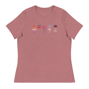 US The Haven: LGBTQA+ Flowers - Women's Relaxed T-Shirt