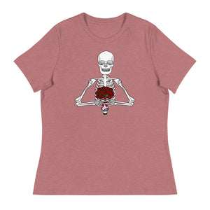 US The Haven: Skeleton Flowers - Women's Relaxed T-Shirt