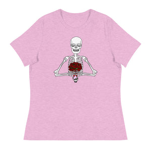 US The Haven: Skeleton Flowers - Women's Relaxed T-Shirt