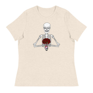 US The Haven: Skeleton Flowers - Women's Relaxed T-Shirt