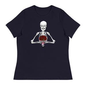 US The Haven: Skeleton Flowers - Women's Relaxed T-Shirt