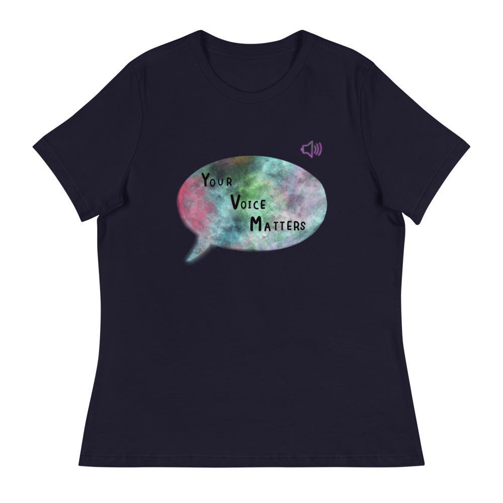 US The Haven: Your Voice Matters - Bohemian-Melodies Collection - Women's Relaxed T-Shirt