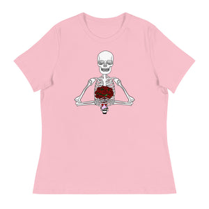 US The Haven: Skeleton Flowers - Women's Relaxed T-Shirt