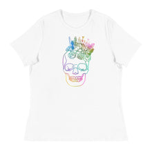 Load image into Gallery viewer, US The Haven: Flower Skull - Women&#39;s Relaxed T-Shirt
