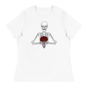 US The Haven: Skeleton Flowers - Women's Relaxed T-Shirt