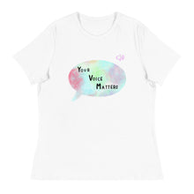 Load image into Gallery viewer, US The Haven: Your Voice Matters - Bohemian-Melodies Collection - Women&#39;s Relaxed T-Shirt
